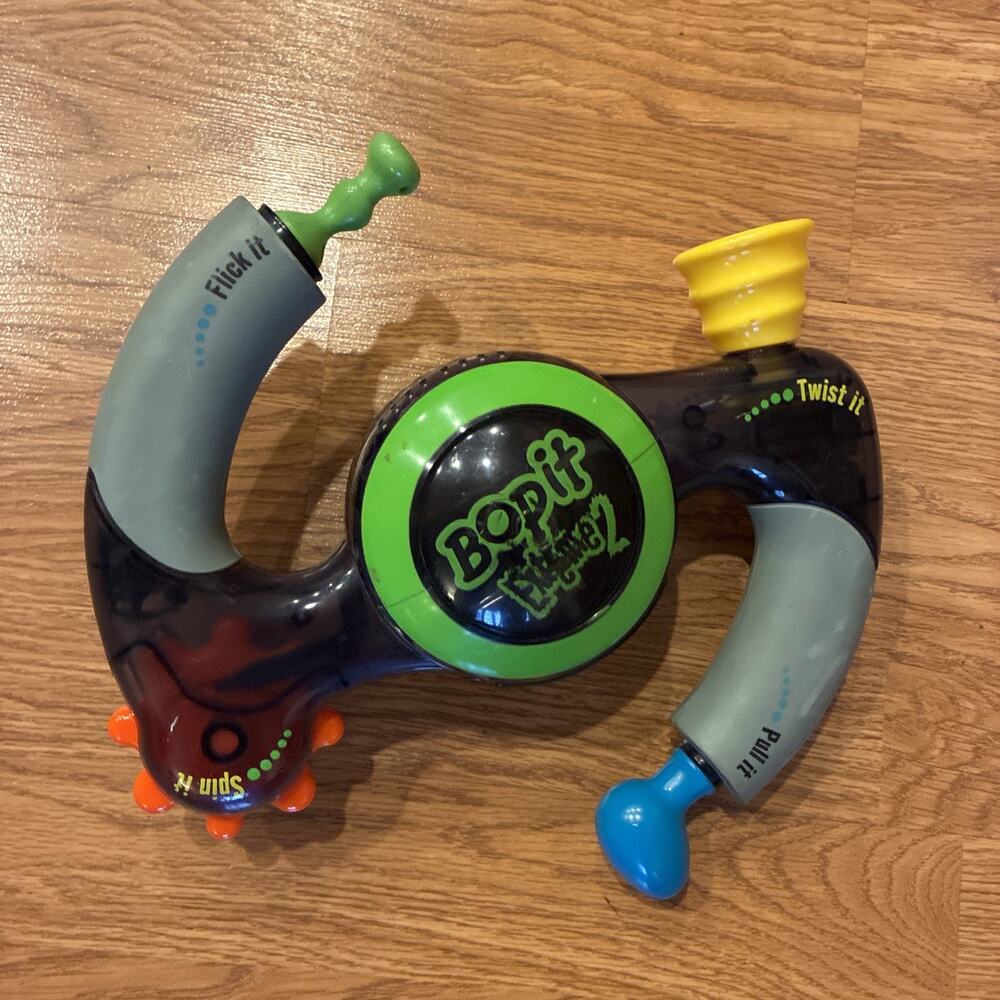 Vintage 2002 Hasbro BOP IT EXTREME 2 Electronic Handheld Game - Tested Works